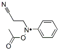 O-acetyl-N-(2-cyanoethyl)-N-phenylhydroxylamino Structure