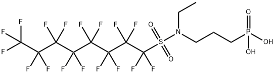 71463-78-0 3-(ethyl-(1,1,2,2,3,3,4,4,5,5,6,6,7,7,8,8,8-heptadecafluorooctylsulfonyl)amino)propylphosphonic acid