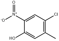 4-CHLORO-6-NITRO-M-CRESOL Struktur