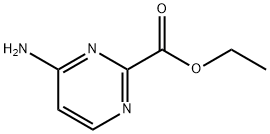 ETHYL 4-AMINOPYRIMIDINE-2-CARBOXYLATE Structure