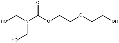 Bis(hydroxymethyl)carbamic acid 2-(2-hydroxyethoxy)ethyl ester 结构式