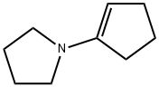 1-Pyrrolidino-1-cyclopentene Struktur
