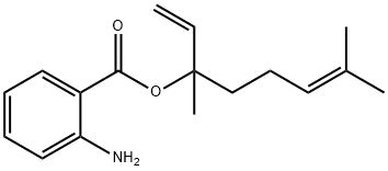 LINALYL ANTHRANILATE Structure