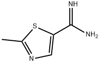 2-甲基噻唑-5-甲脒酰胺 结构式