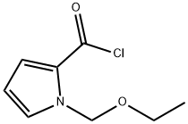 1H-Pyrrole-2-carbonyl chloride, 1-(ethoxymethyl)- (9CI) 化学構造式