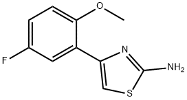 4-(5-fluoro-2-methoxyphenyl)-1,3-thiazol-2-amine Structure