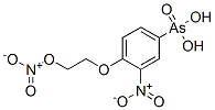 [3-nitro-4-(2-nitrooxyethoxy)phenyl]arsonic acid Struktur