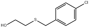 4-氯苄基-2-羟基乙基硫醚,71501-40-1,结构式