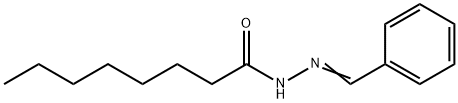 N-Octanoyl-N'-benzylidenehydrazine,7151-55-5,结构式
