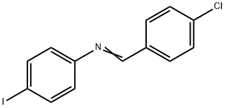 1-(4-氯苯基)-N-(4-碘苯基)甲亚胺, 71511-62-1, 结构式