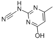 (4-羟基-6-甲基嘧啶-2-基)氨基]甲腈,7152-19-4,结构式