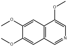 Isoquinoline, 4,6,7-trimethoxy- (9CI) 结构式