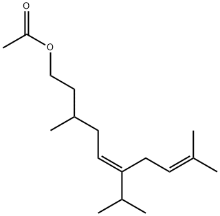 71524-58-8 (E)-3,9-Dimethyl-6-isopropyl-5,8-decadien-1-ol acetate