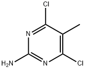 2-氨基-4,6-二氯-5-甲基嘧啶,7153-13-1,结构式