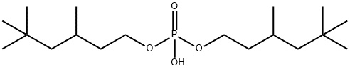 bis(3,5,5-trimethylhexyl) hydrogen phosphate  Struktur