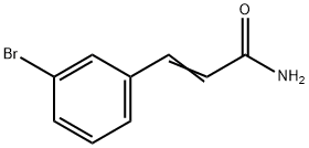 3-(3-溴苯基)-2-丙烯酰胺, 71539-43-0, 结构式