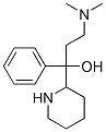 3-dimethylamino-1-phenyl-1-(2-piperidyl)propan-1-ol Struktur