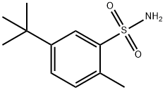 2-甲基-5-叔丁基苯磺酰胺 结构式