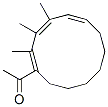 1-[(1E,3Z,5Z)-2,3,4-trimethyl-1-cyclododeca-1,3,5-trienyl]ethanone,71550-37-3,结构式