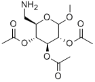 METHYL 6-AMINO-6-DEOXY-2,3,4-TRACETATE-D-GLUCOPYRANOSIDE Structure