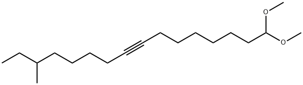 1,1-Dimethoxy-14-methyl-8-hexadecyne 结构式