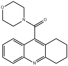 4-[(1,2,3,4-Tetrahydroacridin-9-yl)carbonyl]morpholine Structure