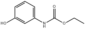 N-(3-羟苯基)氨基甲酸乙酯,7159-96-8,结构式