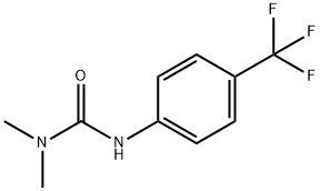 1,1-ジメチル-3-[4-(トリフルオロメチル)フェニル]尿素 化学構造式