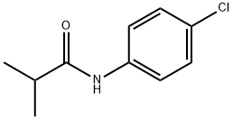 N-(4-氯苯基)异丁酰胺 结构式