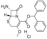 diphenylmethyl (6R-trans)-7-amino-3-methoxy-8-oxo-5-thia-1-azabicyclo[4.2.0]oct-2-ene-2-carboxylate monohydrochloride|