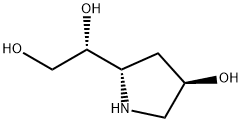 1,2-Ethanediol,1-[(2S,4R)-4-hydroxy-2-pyrrolidinyl]-,(1R)-(9CI) 结构式