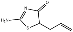 4(5H)-Thiazolone, 2-amino-5-(2-propenyl)- (9CI) 结构式