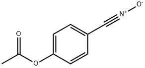 Benzonitrile, 4-(acetyloxy)-, N-oxide (9CI) 化学構造式