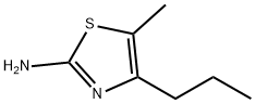 2-Thiazolamine,  5-methyl-4-propyl- 化学構造式