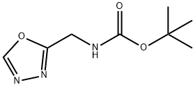 Carbamic acid, (1,3,4-oxadiazol-2-ylmethyl)-, 1,1-dimethylethyl ester (9CI) Structure