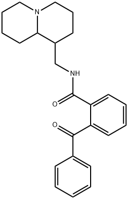 Aminolupinine o-benzoil acid amid Structure