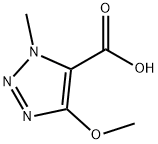 1H-1,2,3-Triazole-5-carboxylicacid,4-methoxy-1-methyl-(9CI) Struktur