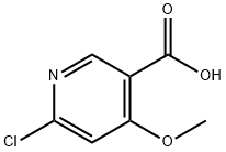 6-氯-4-甲氧基烟酸, 716362-10-6, 结构式