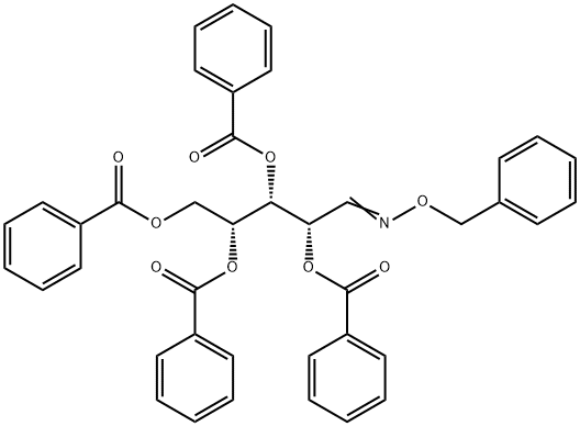 2-O,3-O,4-O,5-O-Tetrabenzoyl-D-xylose O-benzyl oxime,71641-36-6,结构式