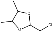 1,3-Dioxolane,  2-(chloromethyl)-4,5-dimethyl-,7166-45-2,结构式