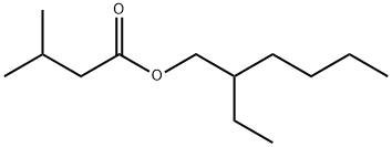 2-ethylhexyl isovalerate Structure