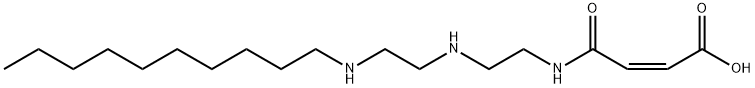 (Z)-4-[[2-[[2-(Decylamino)ethyl]amino]ethyl]amino]-4-oxo-2-butenoic acid Structure