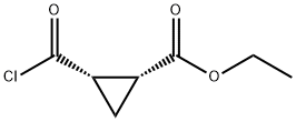 Cyclopropanecarboxylic acid, 2-(chlorocarbonyl)-, ethyl ester, cis- (9CI)|