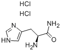 L-组氨酸酰胺盐酸盐,71666-95-0,结构式