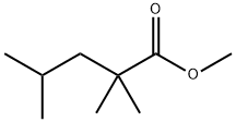 Pentanoic acid, 2,2,4-trimethyl-, methyl ester 结构式