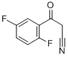 2,5-DIFLUOROBENZOYLACETONITRILE Structure