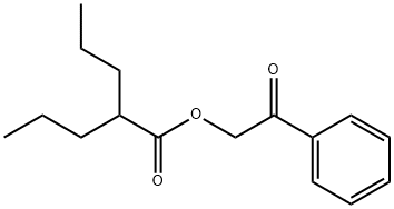 valproate phenacyl ester 结构式