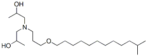 1,1'-[[3-(11-Methyldodecyloxy)propyl]imino]bis(2-propanol) Struktur