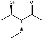 2-Pentanone, 3-ethyl-4-hydroxy-, (R*,R*)- (9CI) Structure