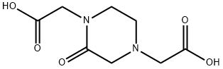 1,4-Piperazinediacetic acid, 2-oxo-,717-28-2,结构式